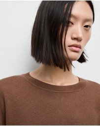 M.N.G - Fine-Knit Crew-Neck Sweater