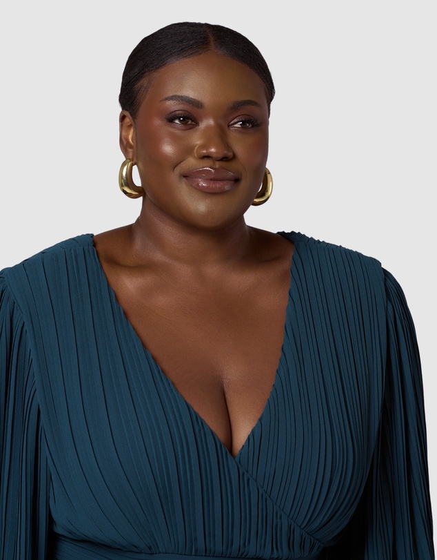 Pink Dusk by Curve Project - Secret Rendezvous Maxi Dress