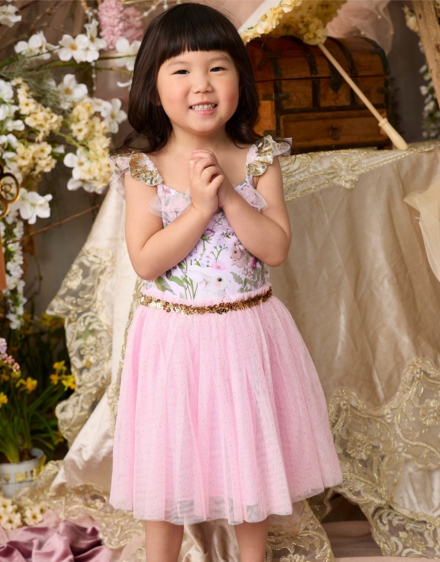 Fleur Harris - 'Heirloom Treasures' Amelie Dress in Pink Multi