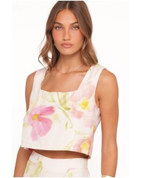 Petal & Pup - Devlin Top - Pink Garden Floral