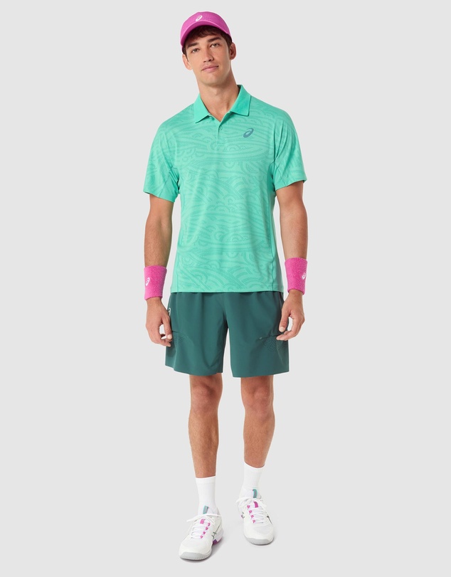 ASICS - Match Jacquard Polo Short Sleeved Top - Men's