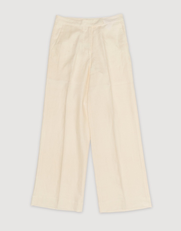 Revibe - Repaired Assembly Label Linen Pant
