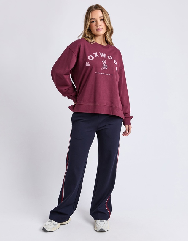Foxwood - Effortless Contrast Crew Windsor Wine