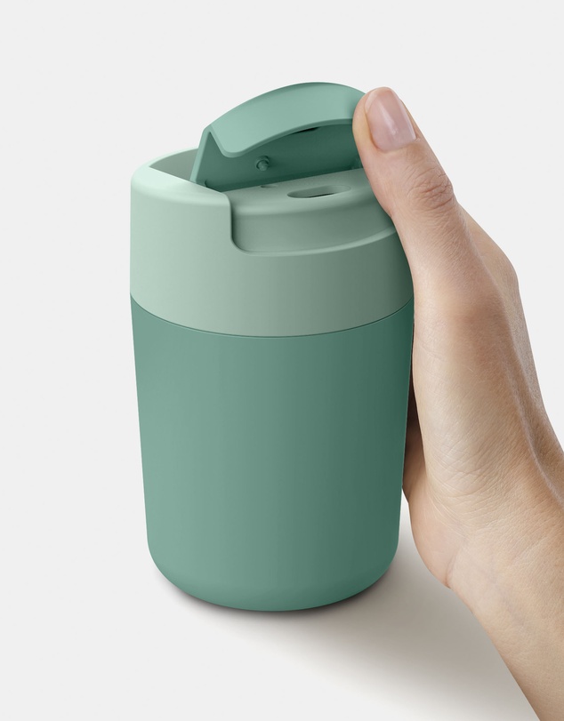 Joseph Joseph - Sipp™ Travel Mug with Flip-top Cap - 340 mL (12 fl. oz) (Green)