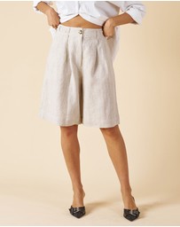 CAMIXA - Bermuda Linen Shorts Jorts