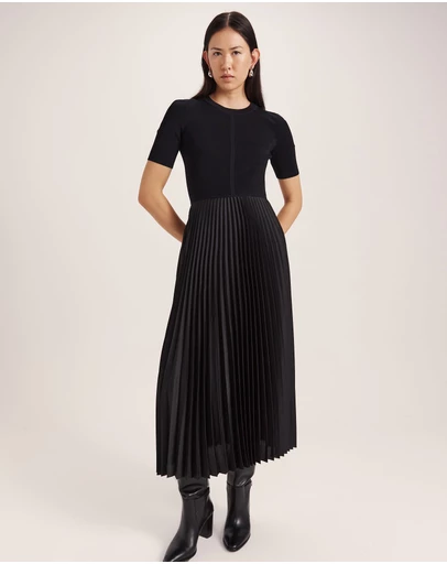 SABA - Vicky Mixed Media Dress