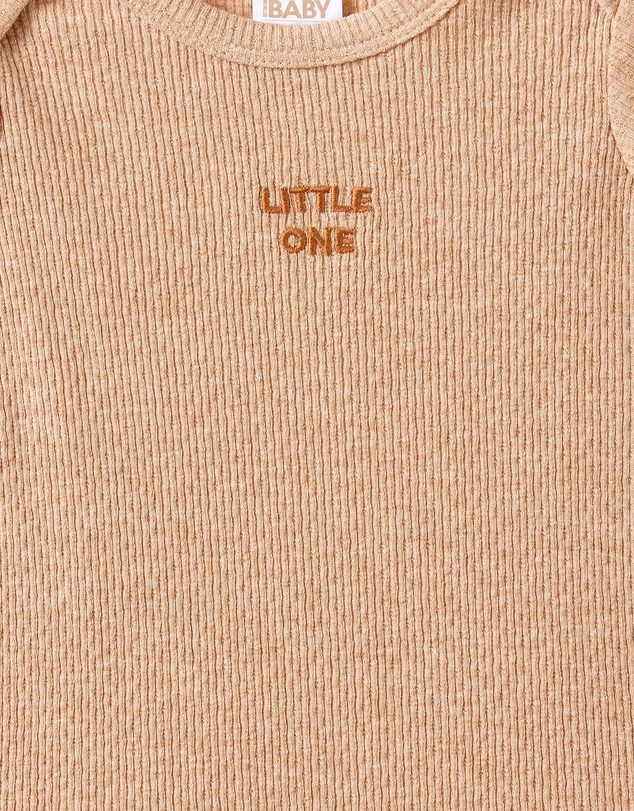 Cotton On Kids - Organic Pointelle Short Sleeve Bubbysuit