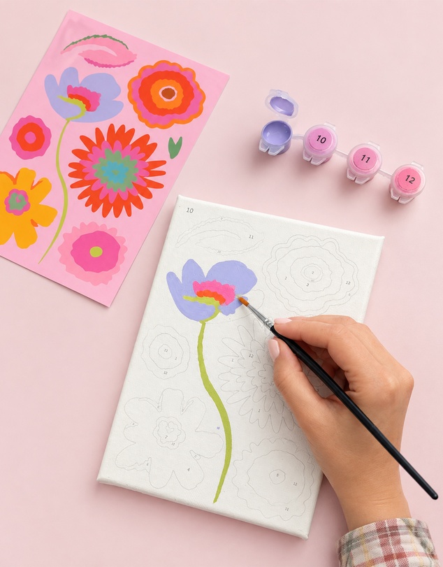Journey Of Something - Paint by Numbers - Into the Petals (Pack of 3)