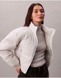 Calvin Klein - Allover Emblem Logo Puffer Jacket