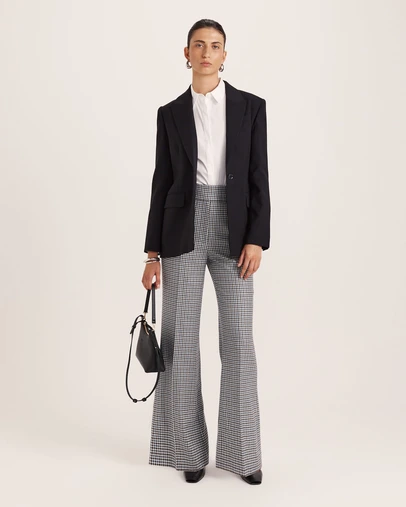 SABA - Prudence Wool Check Pant