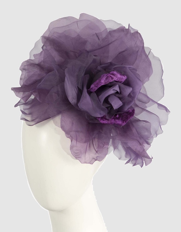 Fillies Collection - Large Purple Flower Fascinator Headband