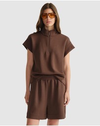 Decjuba - D-Luxe Neoprene Half Zip Top