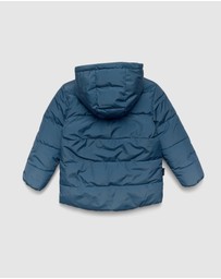 Crywolf - REVERSIBLE ECO-PUFFER Blue Plaid