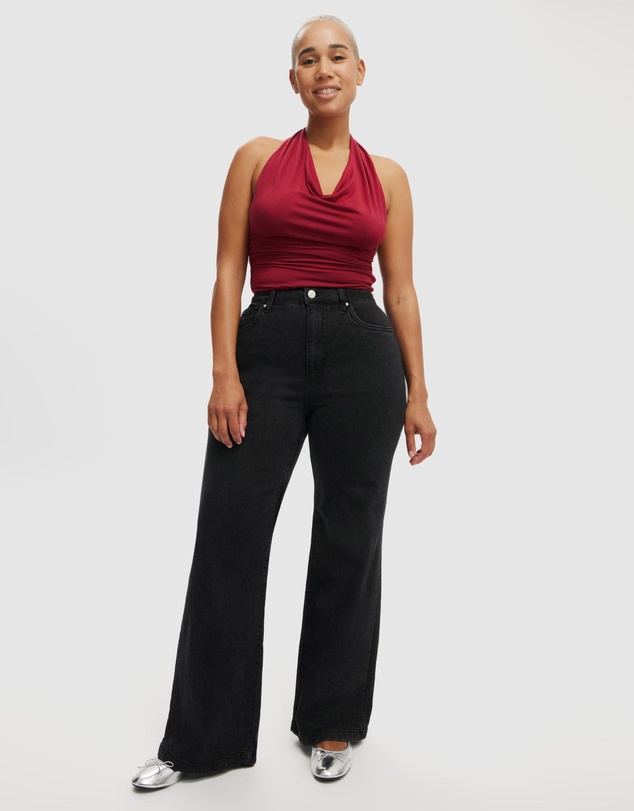 Cotton On - Curvy Stretch Wide Jeans