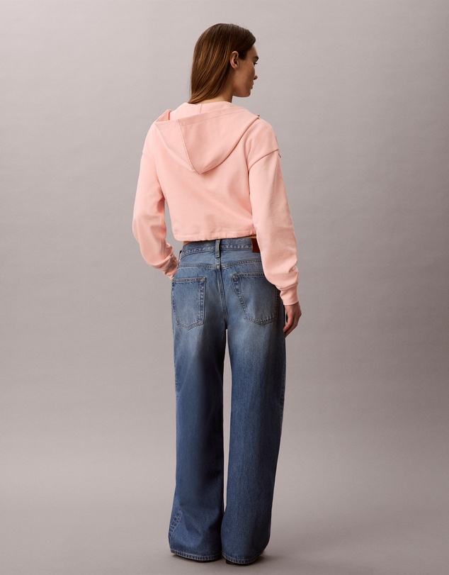 Calvin Klein Jeans - Monologo Terry Cropped Hoodie