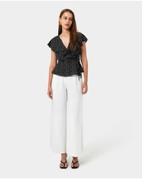 Forcast - Jules Ruffle Wrap Blouse