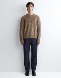 COS - Space-Dyed Mohair-Blend Crew-Neck Jumper