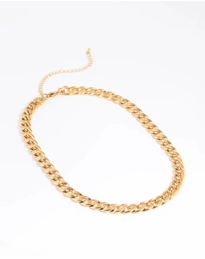 Lovisa - Waterproof Gold Plated Stainless Steel Chunky Chain Necklace