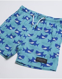 Vacancy Co - Smiley Shark Swim Short - Youth