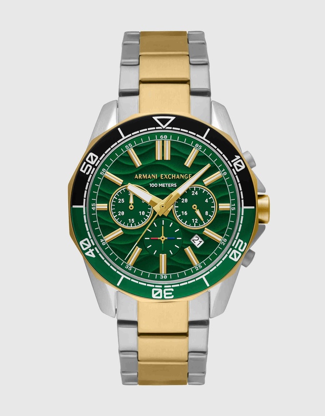 Armani Exchange - Two Tone Chronograph Watch