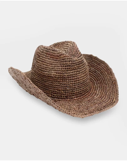 Morgan & Taylor - Rowyn Relaxed Cowboy Fedora in Brown