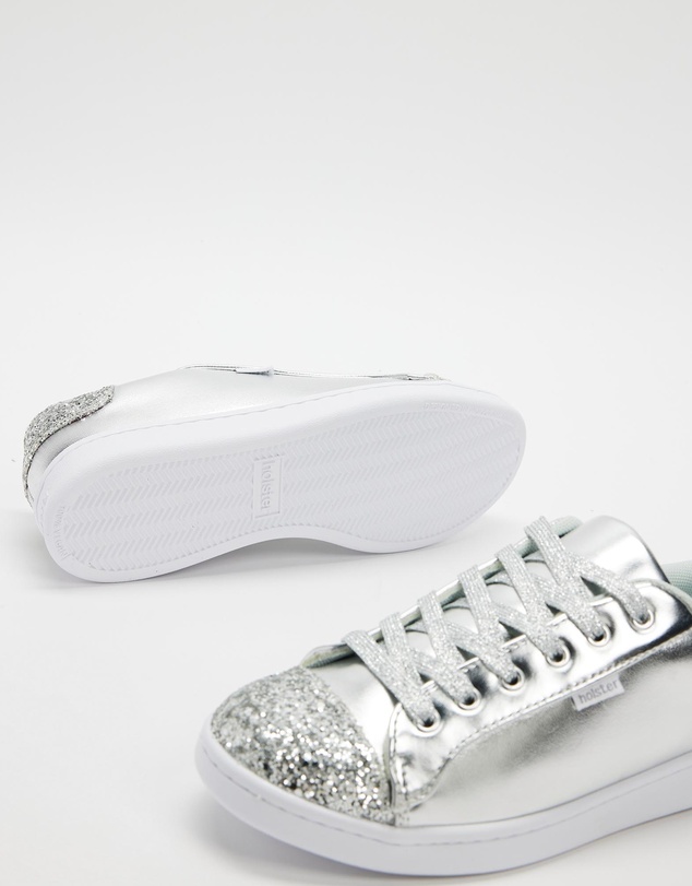 Holster - Stardust Glitter Sneaker - Silver - Women's