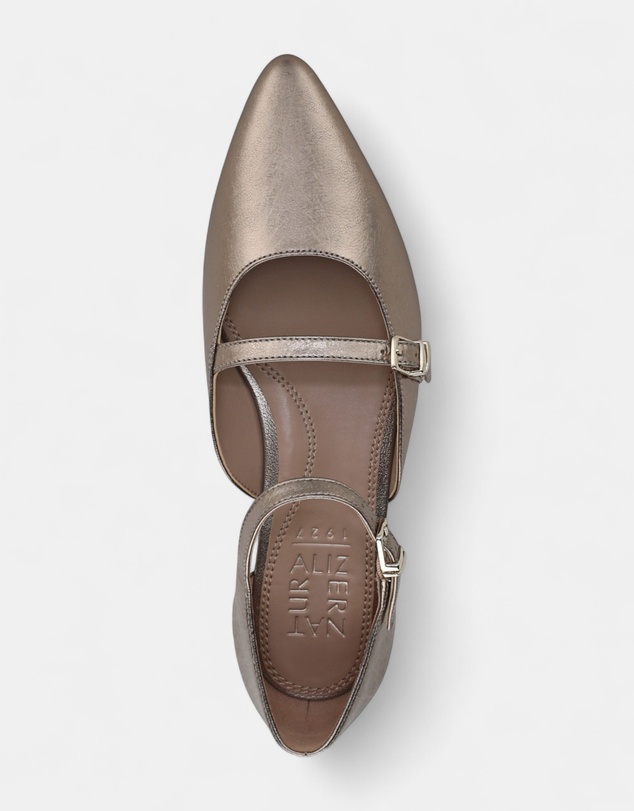 Naturalizer - Harmony Mary-Jane Flat - Pewter
