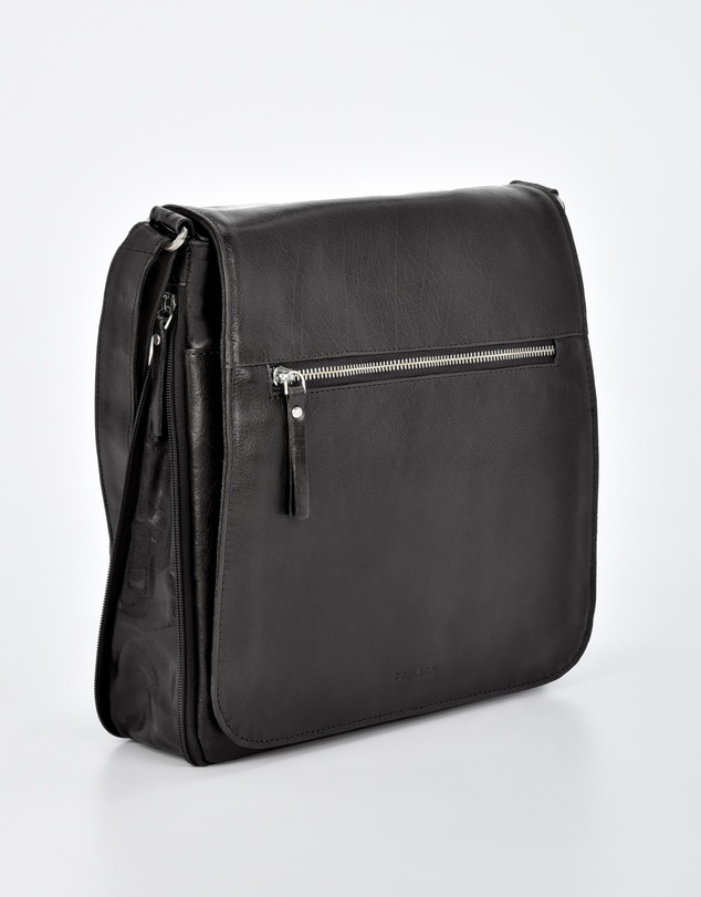 Cobb & Co - Notting Leather RFID Expandable Satchel
