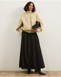 Atmos&Here - Tova Belt Detail Maxi Skirt