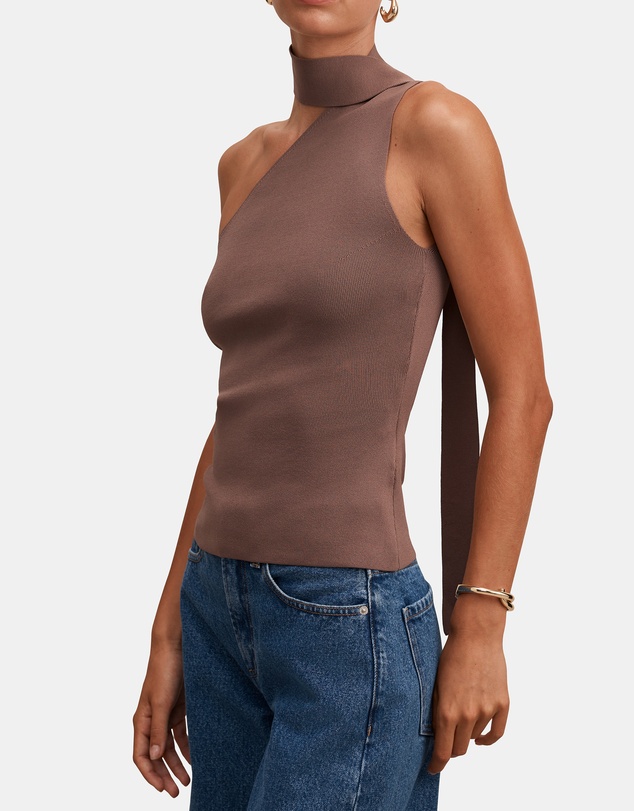 Forever New - Isla Scarf Knitted Top