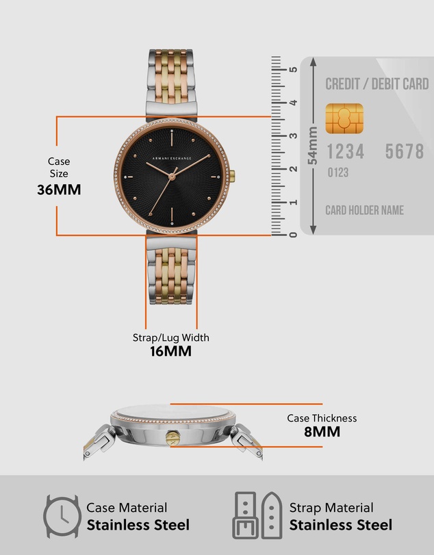 Armani Exchange - Two Tone Analogue Watch
