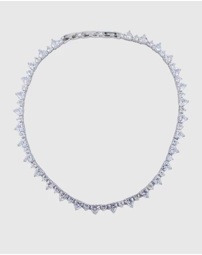 Izoa - Love Heart Tennis Choker