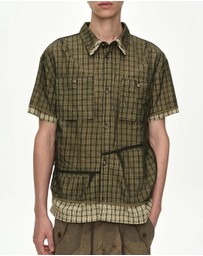 Andersson Bell - Check Sheer Layered Shirt