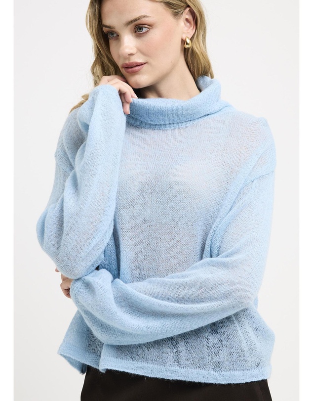Subtitled - Palma Crotchet Cropped Sweater