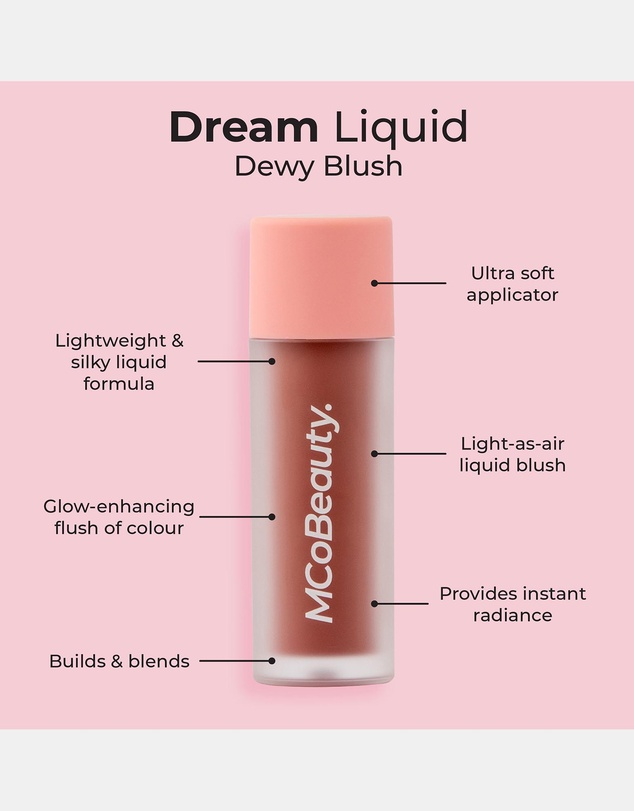 MCoBeauty - Dream Liquid Dewy Blush - Nude Mauve