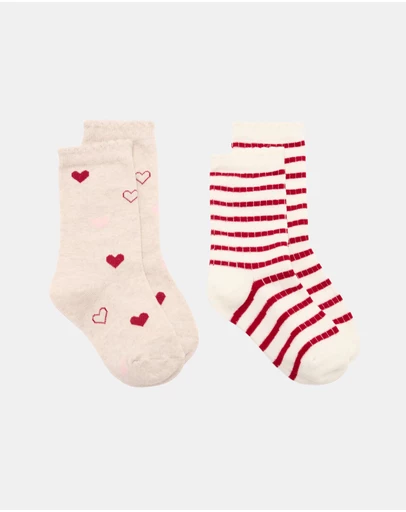 M.N.G - 2-Pack Lovely Socks - Teens