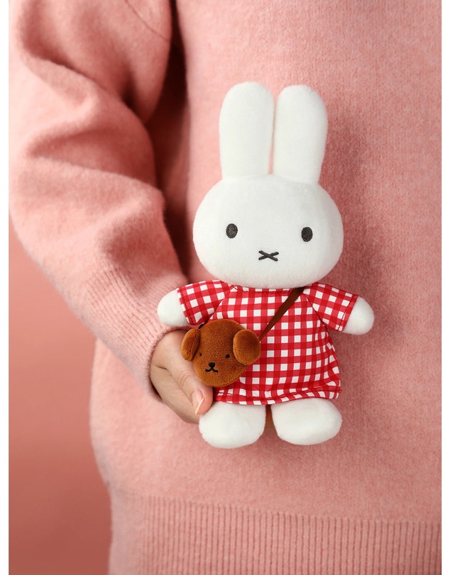 Miffy - Miffy Checkered Dress with Snuffy Bag