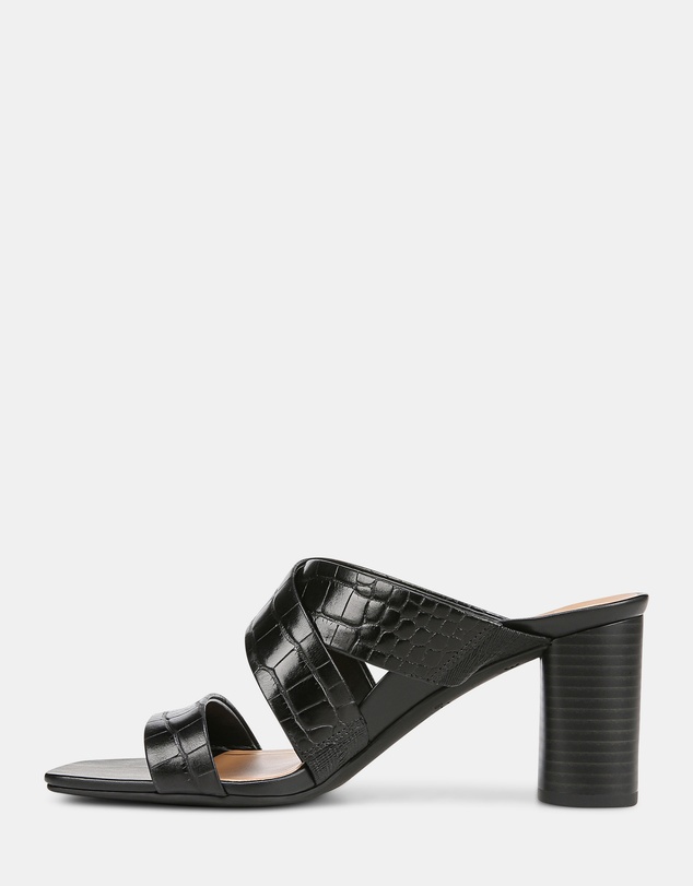 Vionic - Merlot Heeled Sandal - Black Croc