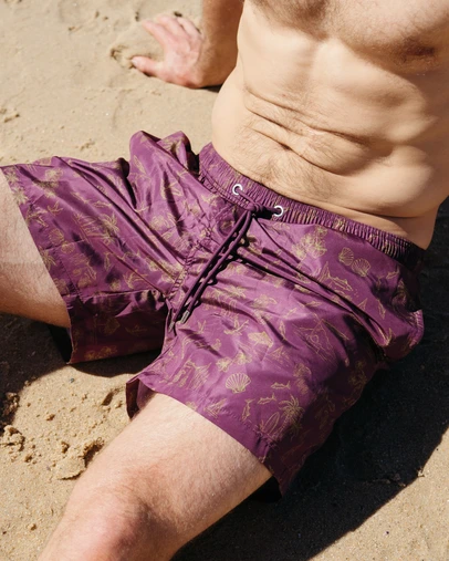 Swim Shady - Island Maroon Swim Shorts
