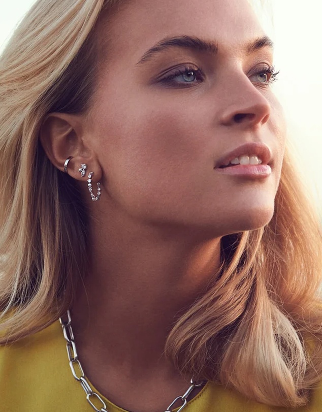 Sif Jakobs - Adria Creolo Medio Earrings Silver