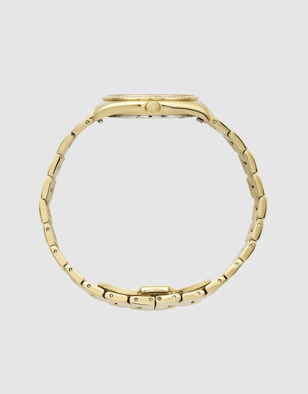 Maxum - Sydney - White Dial, Gold Tone Case & Bracelet