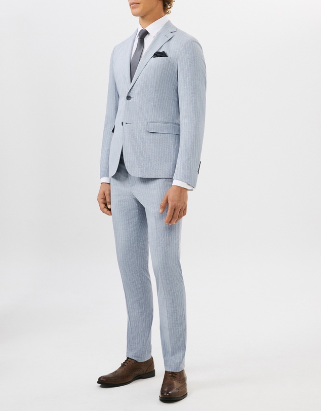 Van Heusen - Linen Blend Stripe Suit Jacket