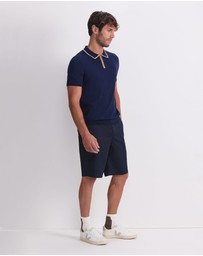 Sportscraft - Brookes 1/4 Zip Knit Polo