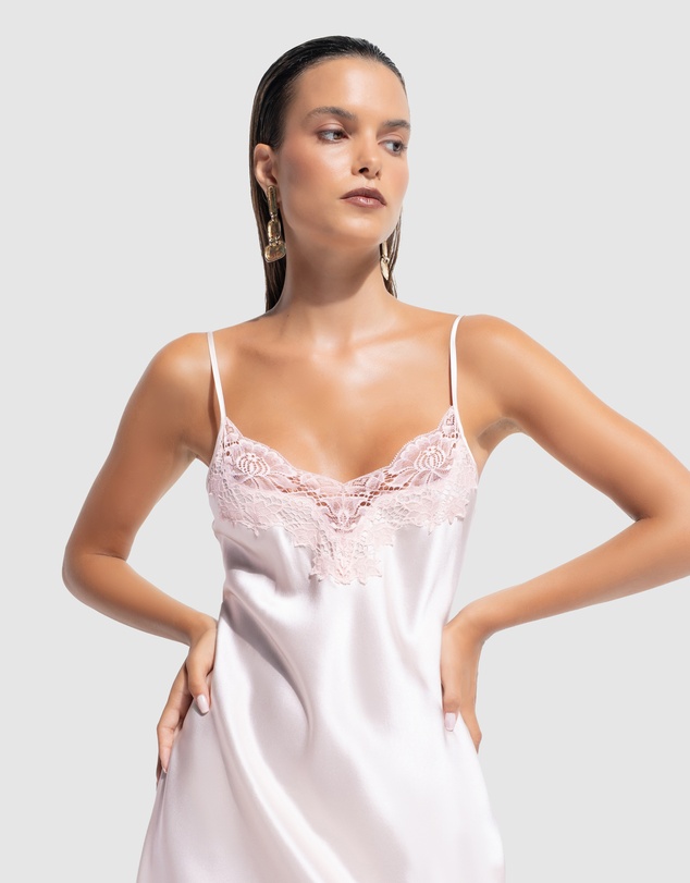 GINIA - Silk Lace Chemise