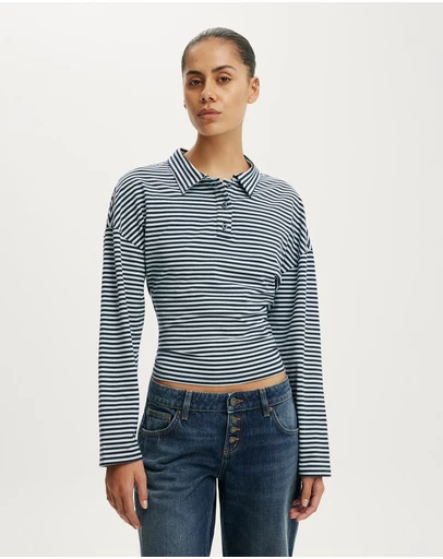 Cotton On - Everyday Smooth Polo Long Sleeve