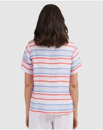CAMIXA - Teena Linen T-shirt Top