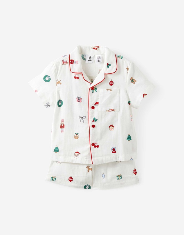 Cotton On Kids - Kids Woven Family Christmas Pj Set