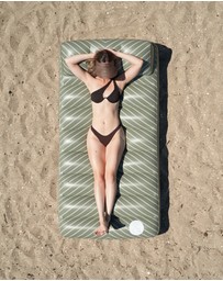 &Sunday - Resort Inflatable Pool Lounger Lilo- Olive