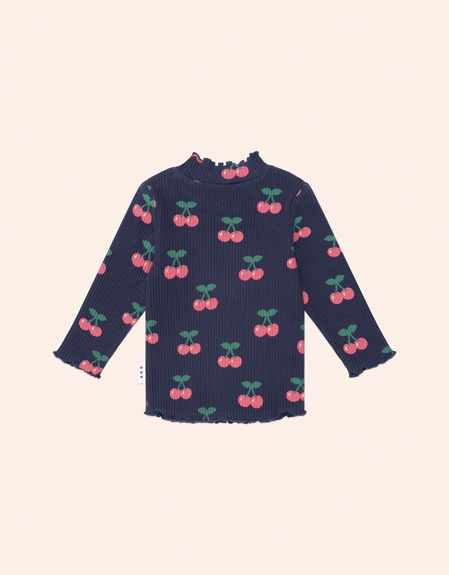 Huxbaby - Very Cherry Rib Skivvy Top - Babies