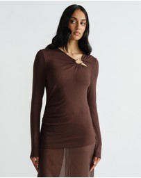 Decjuba - Tiana Metal Detail Top